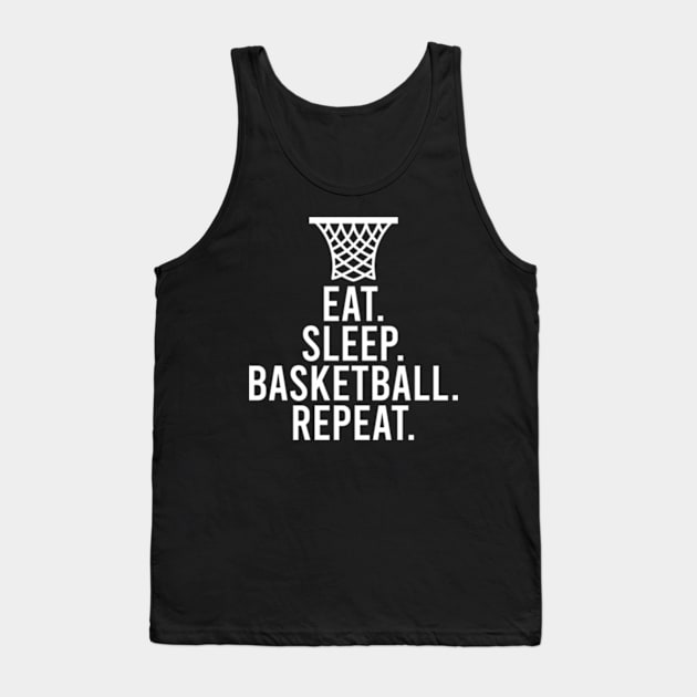 Eat Sleep Basketball Repeat Poison Tank Top by Sink-Lux